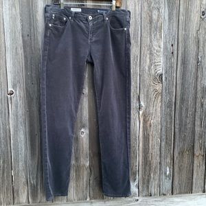 the Stevie slim straight corduroy pants. Soft black color. Soft & cozy stretch.